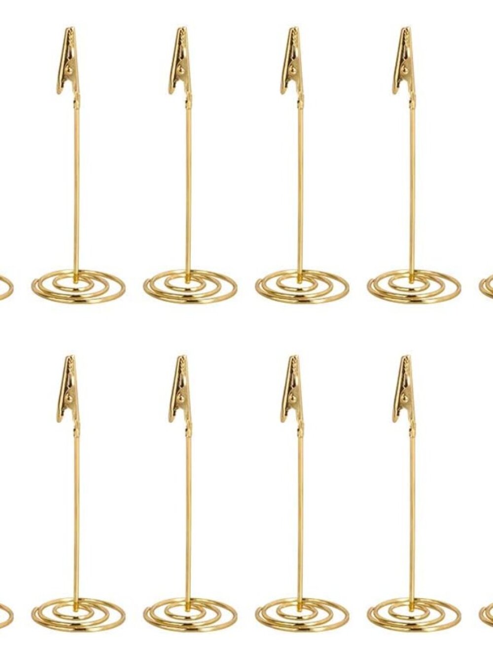 12pcs Place Card Holder Memo Holder Clip Photo Holder Table Number Holder